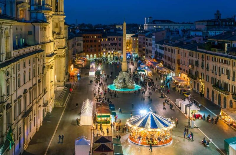 Rome: Live Guided Christmas Night Tour by Double-Decker Bus - Scenic Drive Past Rome’s Holiday Lights and Landmarks