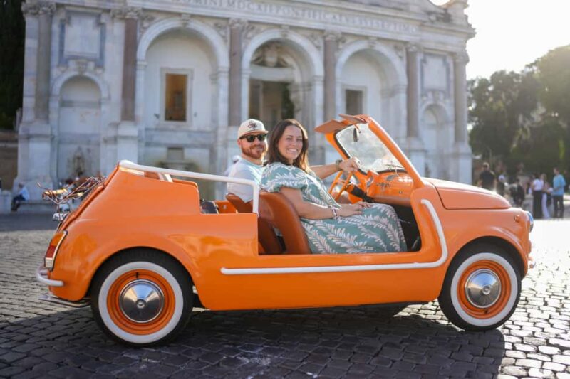 Rome: Luxury Experience with Vintage Convertible Fiat 500 - Key Points