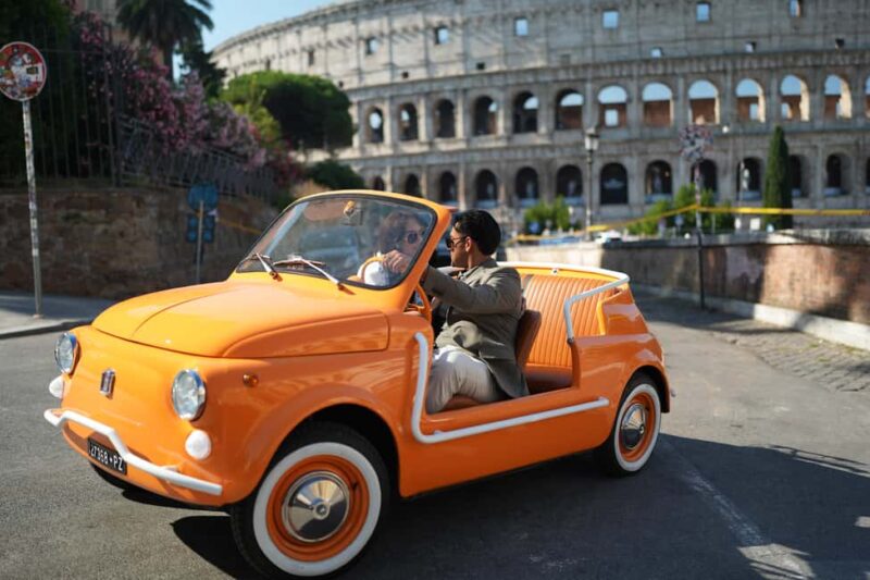 Rome: Luxury Experience with Vintage Convertible Fiat 500 - Exploring the Route and Key Landmarks