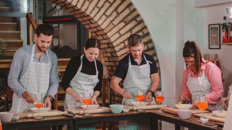 Rome: Make Pasta & Mix 3 Italian Spritz Near the Colosseum - Small Group Size for a Personalised Cooking Experience