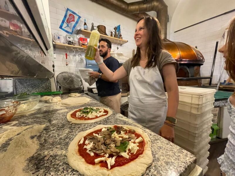 Rome: Neapolitan Pizza Cooking Class in Front of the Vatican - Savoring Your Homemade Pizza with Italian Wine