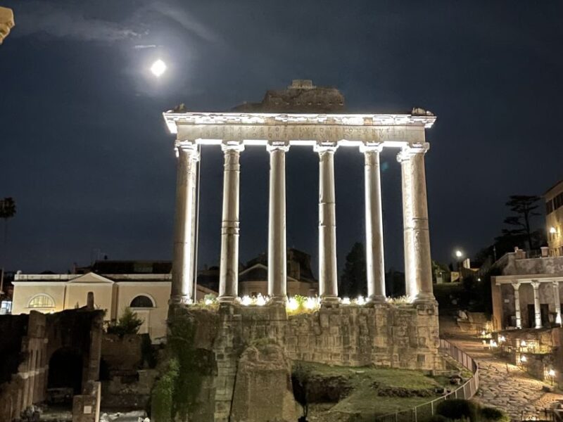 Rome: Nighttime Tour Outside the Colosseum with Local Guide - Exploring Capitol Hill for Panoramic Views