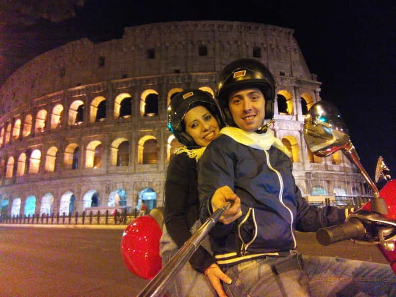 Rome: Nighttime Vespa Rental - Starting Point at Onmovo Roma Near Termini Station