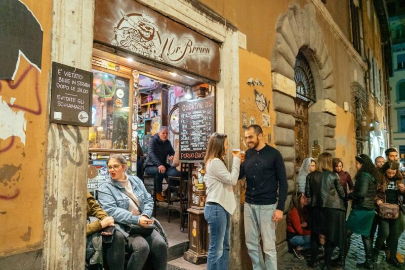 Rome: Off-the-Beaten-Track Private Walking Tour - Sampling Rome’s Local Brews and Trendy Bars