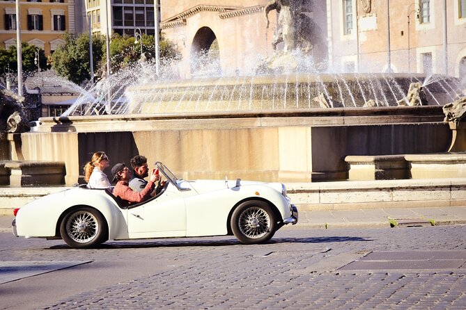 Rome Panoramic Tour by Vintage Classic Cabriolet Car or Vintage Minibus - Highlights of the Stops and Landmarks