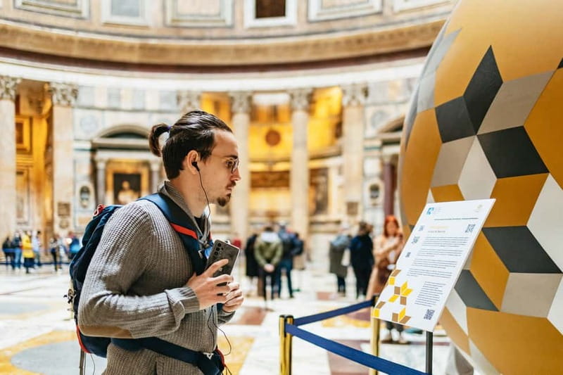 Rome: Pantheon Fast-Track Ticket and Official Audioguide - Physical Accessibility and Practical Tips