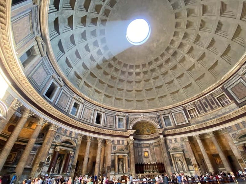 Rome: Pantheon Priority Entry Ticket & Interactive App - Self-Guided Tour of Rome’s Famous Squares & Fountains