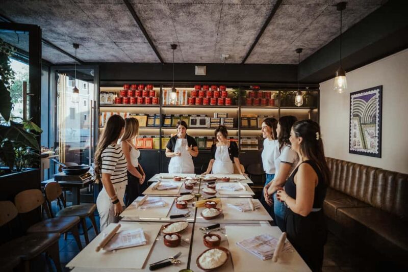 Rome: Pasta and Tiramisu Cooking Class with Spritz and Wine - Key Points