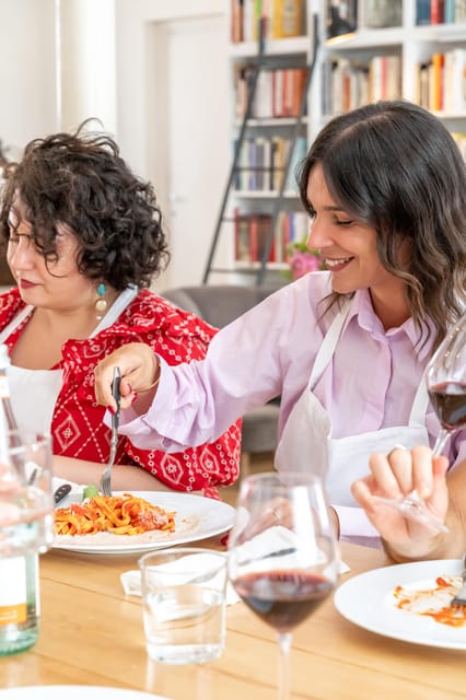 Rome: Pasta Cooking Class & Dinner in an Old Pasta Factory - Flavorful Wines That Complement Your Meal