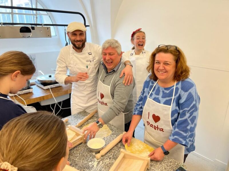 Rome: Pasta Making Class with Wine, Limoncello, and Dessert - Making and Tasting Italian Sauces
