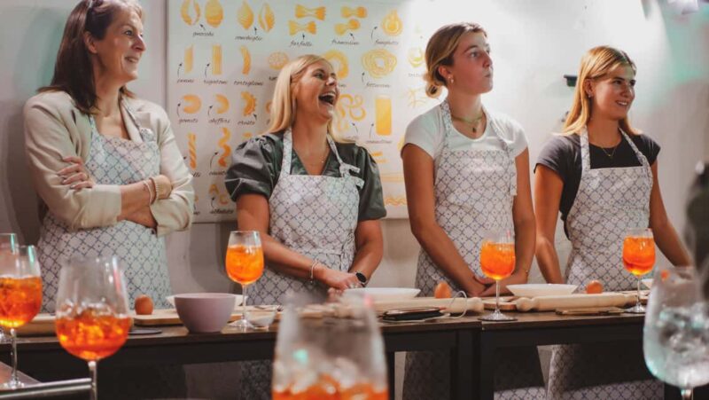 Rome: Pasta Making Cooking Class with 3 Spritz Cocktails - Key Points