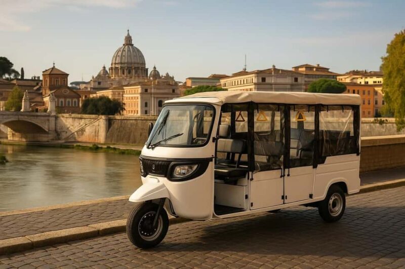 Rome: Photography service with Electric tuk tuk - Stops at Janiculum Hill and Orange Garden for Stunning Views