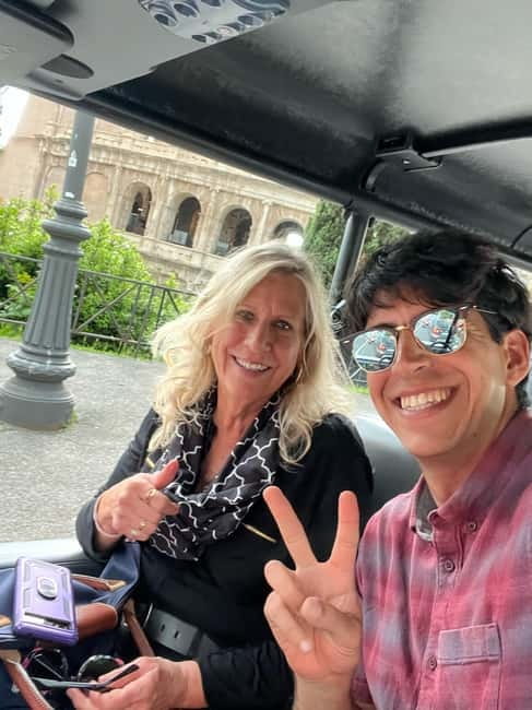 Rome: Private and Personalized Golf Cart Tour with Gelato - Explore Rome from a Unique Perspective in a Private Golf Cart