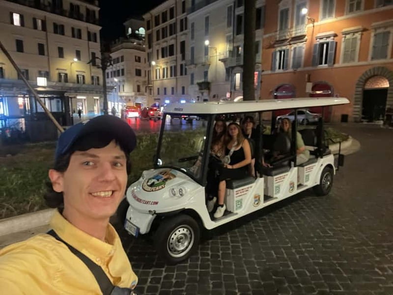 Rome: Private Golf Cart Christmas Lights Tour by Night - Key Points