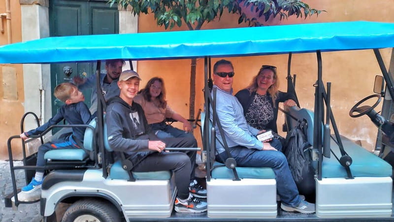 Rome: Private Golf Cart Tour with Local and Artisanal Gelato - Key Points