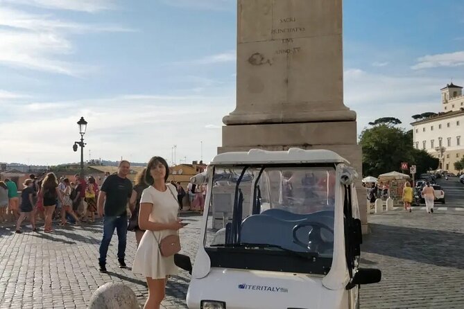 Rome Private Half-Day Tour with Option Golf Cart or Classic eFiat - Explore Rome in Style on a Private Golf Cart or eFiat Tour