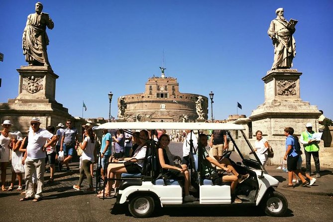 Rome Private Half-Day Tour with Option Golf Cart or Classic eFiat - Key Points