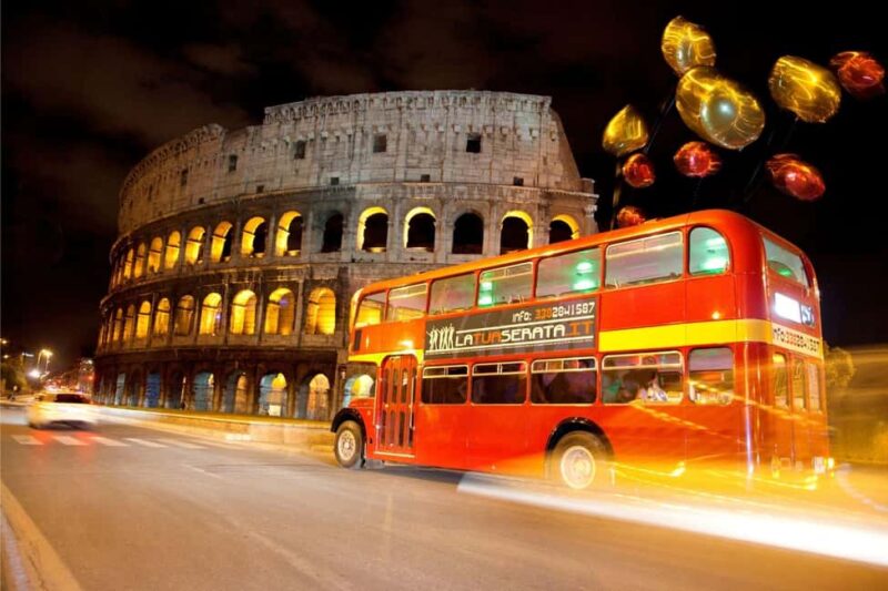 Rome: Private Party Bus Tour with Drinks and Snacks - Key Points