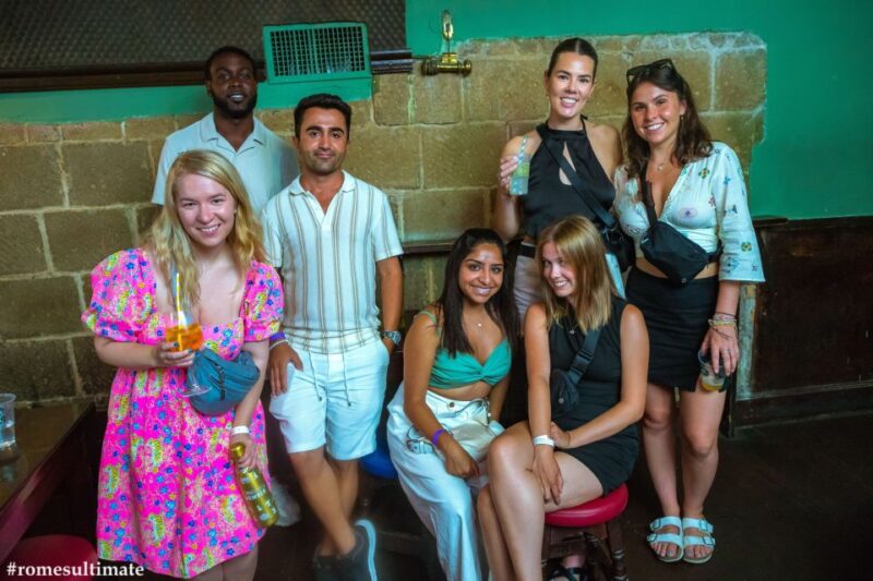 Rome: Pub Crawl & Ultimate Party Tour - Evening Pacing and Duration