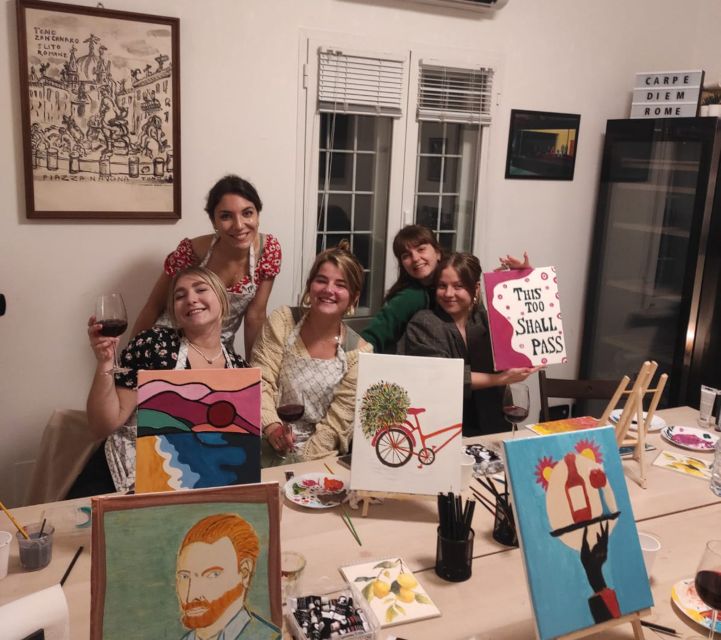 Rome: Small-Group Art Class with Wine - Discover the Unique Art and Wine Experience in Rome