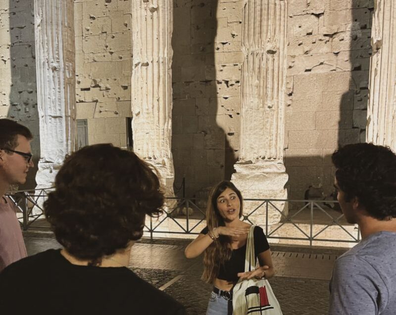 Rome: Small Group City Highlights Moonlight Walking Tour - Visiting the Forums and Trajan’s Column Along Via dei Fori Imperiali