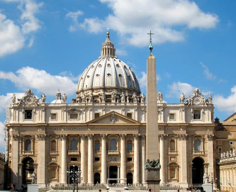 Rome: St.Peters Basilica, Tombs & Dome Tour Entry Ticket - Logistics and Organization