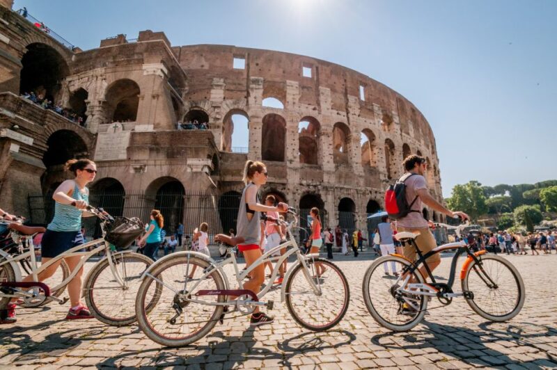 Rome: Standard or E-Bike Highlights Guided Tour - The Iconic Trevi Fountain and Roman Forums