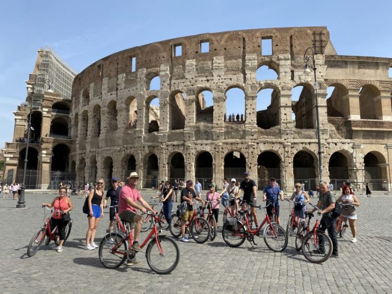 Rome: Standard or E-Bike Highlights Guided Tour - Practical Details: Route, Group, and Safety