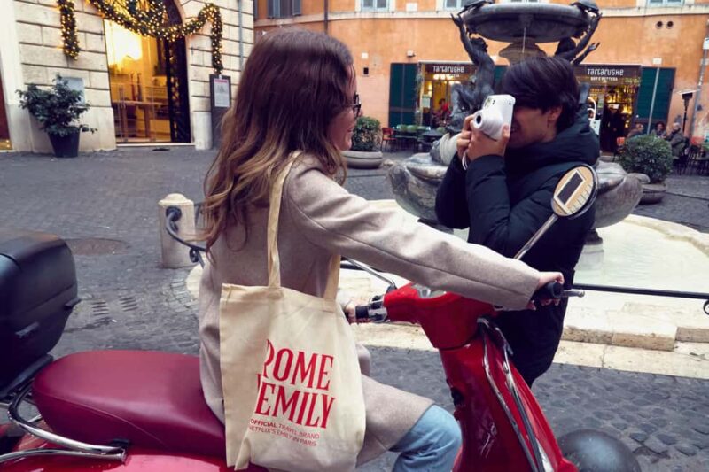Rome: The Official Emily in Paris Vespa Tour with Pastry - Janiculum Hill and Panoramic Views