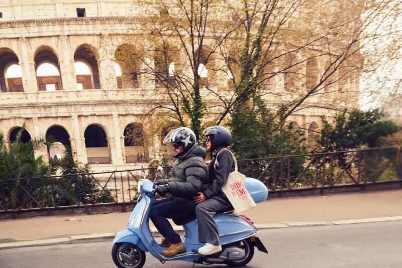 Rome: The Official Emily in Paris Vespa Tour with Pastry - Making Wishes at Trevi Fountain