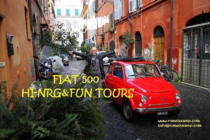 Rome: The Original Fiat 500 Self-Drive Tour - Stops with Stunning Views and Photo Opportunities