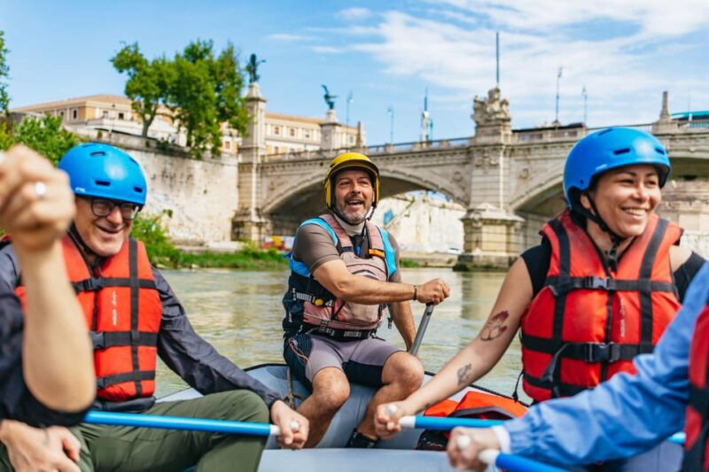 Rome: Tiber River Urban Rafting Tour with Roman Pizza - Starting Point Near Porta del Popolo