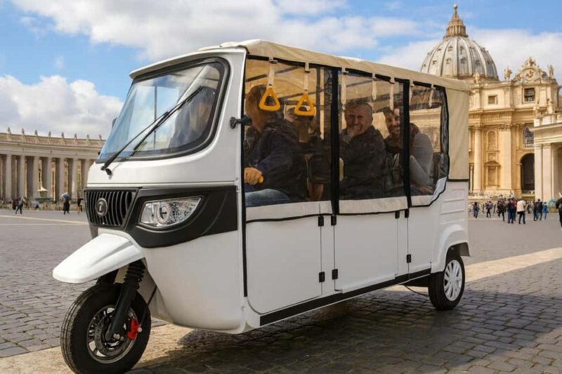 Rome: Timeless Electric Tuk-Tuk Photography Service - Language Options and Cancellation Policy