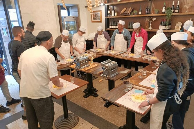 Rome: Tonnarello Cacio & Ama Cooking class with Dinner & Wine - Tasting Your Creations in a Roman Setting