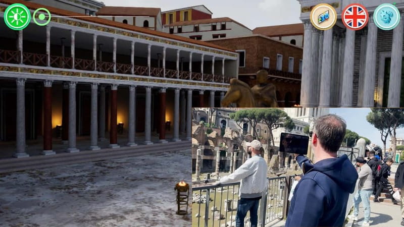 Rome: Tour with 3D Augmented Reality of Imperial Fora - Key Points