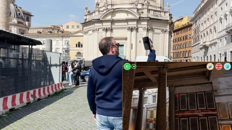Rome: Tour with 3D Augmented Reality of Imperial Fora - The Technology Behind the Tour: How Augmented Reality Enhances History