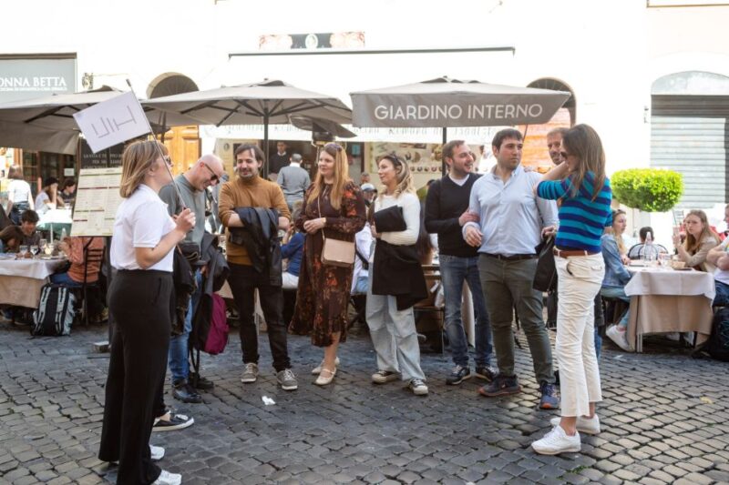 Rome: Trastevere & Campo de Fiori Street Food Walking Tour - The Market and Hidden Bites at Campo de Fiori