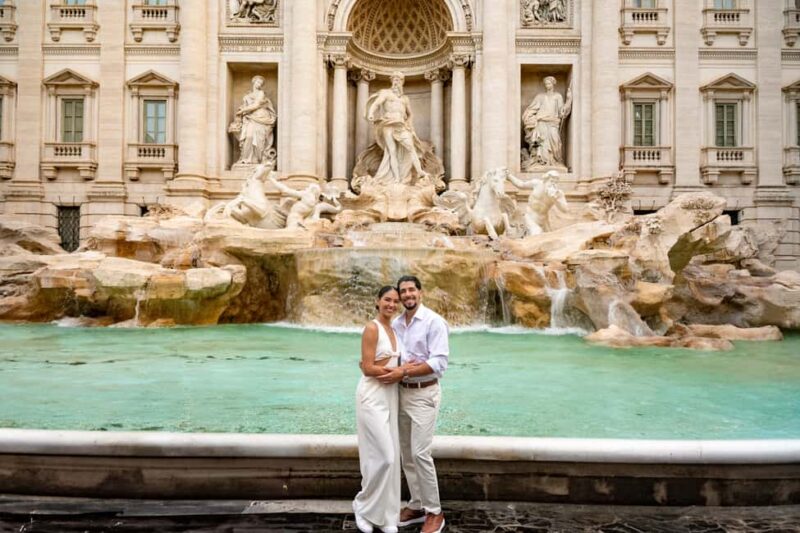Rome: Trevi Fountain Photoshoot  Private & Personalized - Discover the Charm of Rome’s Trevi Fountain in a Private Photoshoot