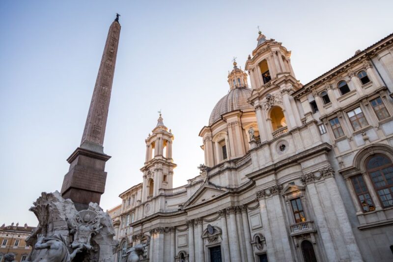 Rome: Trevi Fountain, Spanish Steps & Pantheon Walking Tour - Piazza Navona and Berninis Fountain of the Four Rivers