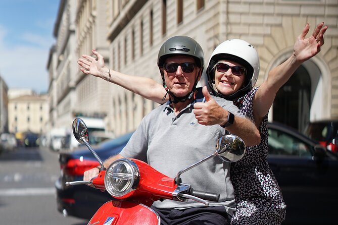 Rome Vespa Journey with City Center with Pickup and Drop-off - Key Points