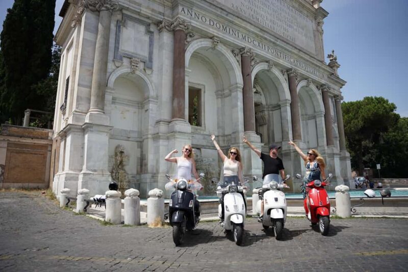 Rome: Vespa Photoshoot and Tiramisu Experience - Highlights of the Tour Route and Stops