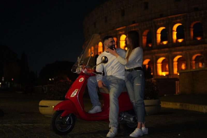 Rome: Vespa Scooter Night Tour with Pro Photographer service - Riding Through Rome’s Illuminated Landmarks