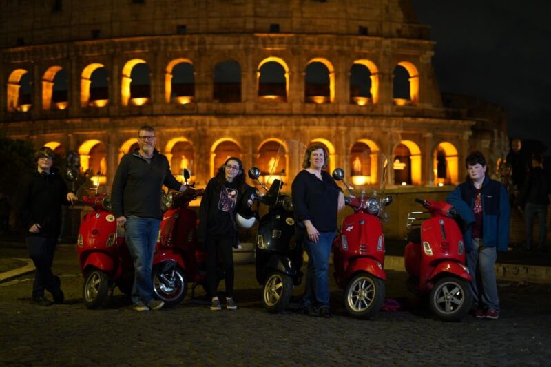 Rome: Vespa Scooter Night Tour with Pro Photographer service - The Professional Photography Experience