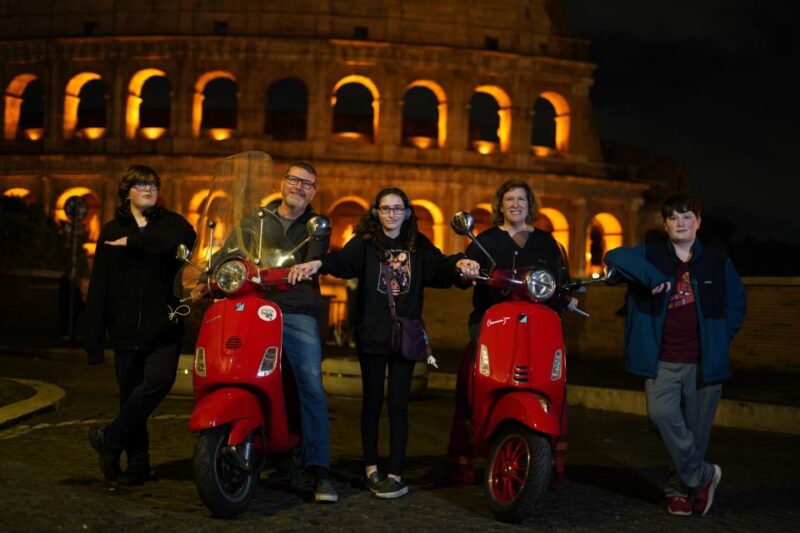 Rome: Vespa Scooter Night Tour with Pro Photographer service - Logistical Details and Practical Tips