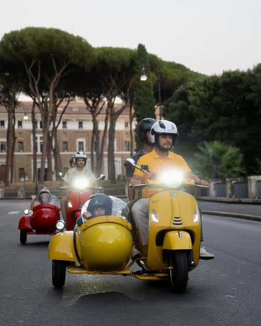 Rome Vespa Sidecar Tour: 90-Minute Panoramic Experience - Key Points