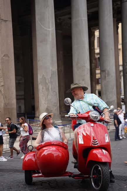 Rome Vespa Sidecar Tour: 90-Minute Panoramic Experience - Starting at Piazza di San Pantaleo in the Heart of Rome