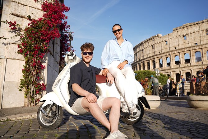 Rome: Vespa Tour with Photographer and Tiramisu treat - Experience Romes Charm on a Vespa with Photos and Tiramisu for $77