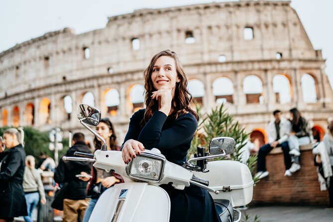 Rome Vespa Tour With Photoshoot - Scenic Strolls at the Roseto Comunale and Giardino degli Aranci