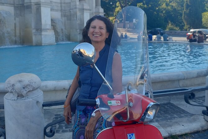Rome Vespa tour with Pro Photographer - Panoramic Sunset Views from Gianicolo Terrace