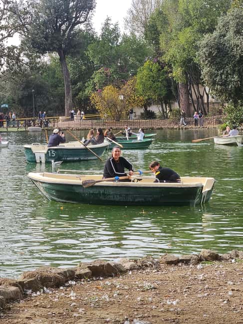 Rome: Villa Borghese Lake Tour by Boat, Rowing Independently + Photos - Key Points